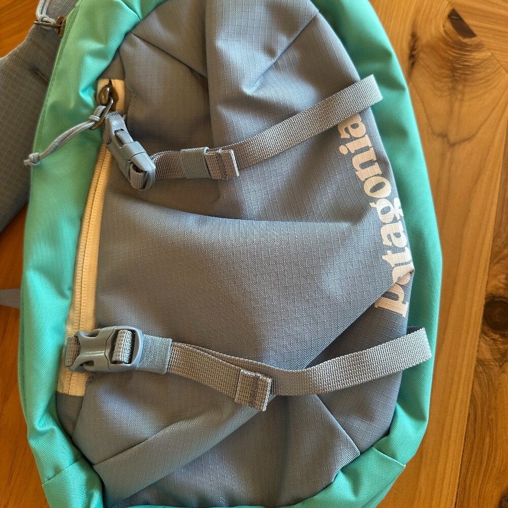 Patagonia Atom 8L Sling Bag, NWOT, Spring Green, Camping, Hiking, Travel